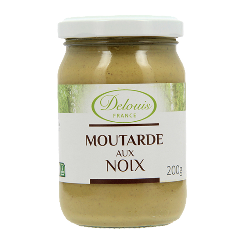 Moutarde aux noix bio - 200g