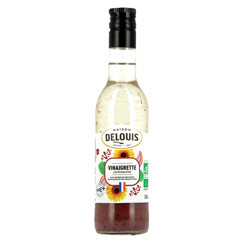 Vinaigrette aux échalotes bio - 360ml