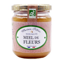 Miel de fleurs crémeux bio - Origine France - 250g