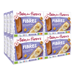Tartines craquantes bio aux fibres - Lot de 12x150g