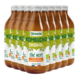 Kombucha original au thé vert - Lot de 8x33cl