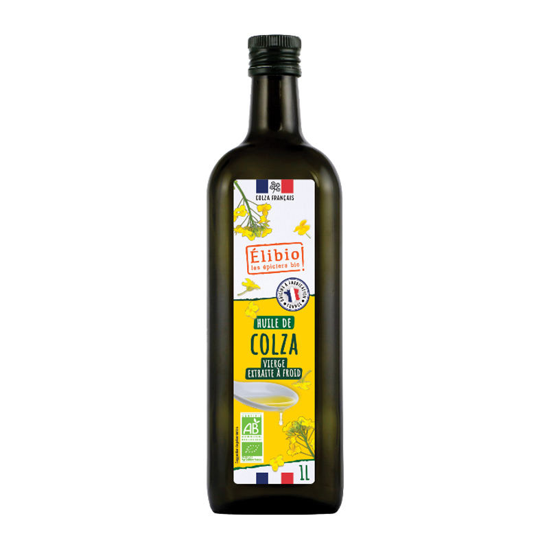 Huile de colza vierge bio - Origine France - 1L