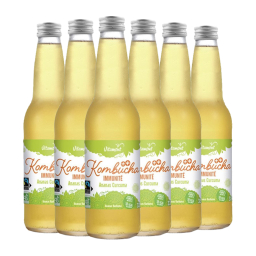 Kombucha immunité ananas curcuma bio - 6x33cl