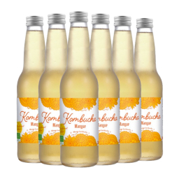 Kombucha mangue bio - 6x33cl