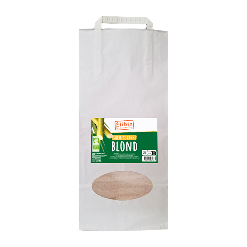 Sucre de canne blond bio - 5kg