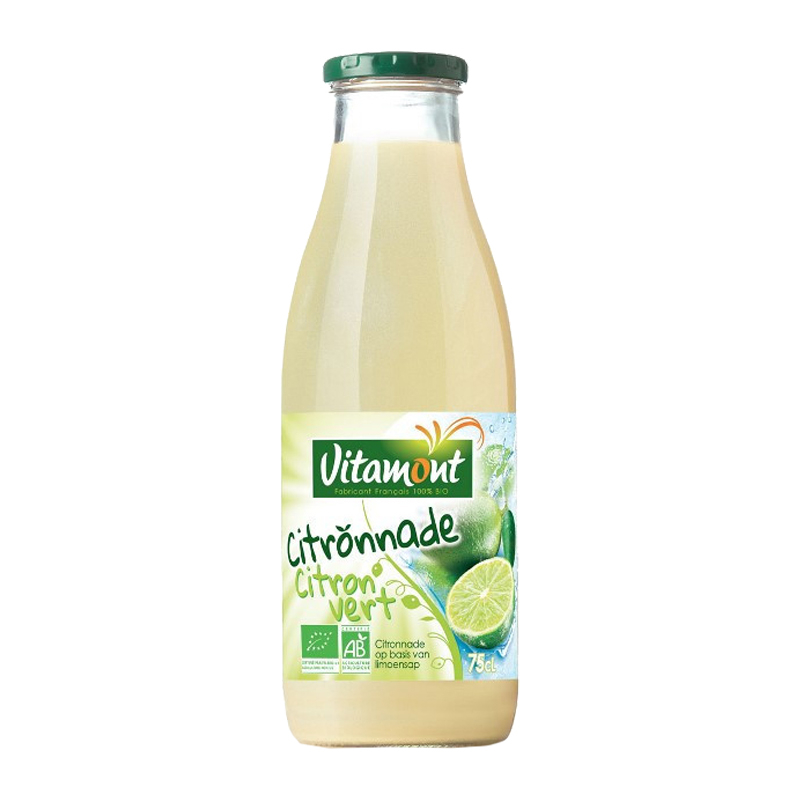 Citronnade bio au pur jus de citron vert - 75cl