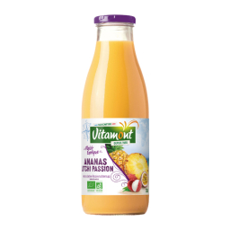 Cocktail ananas, litchi, passion bio - 75cl