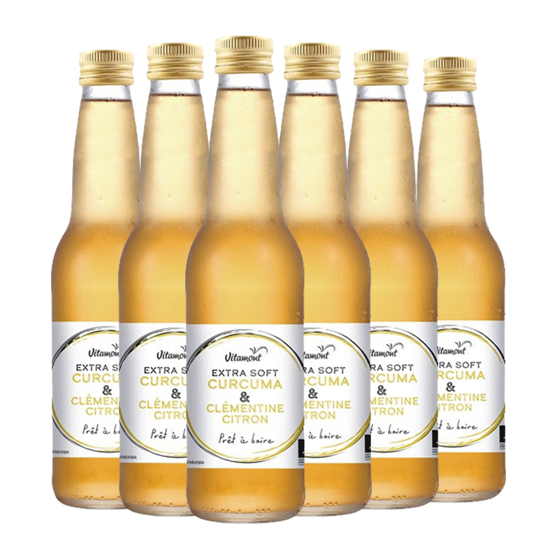 Extra soft curcuma clémentine citron - 6x33cl
