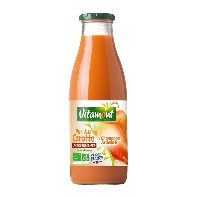 Jus de carotte lactofermentée bio - 75cl