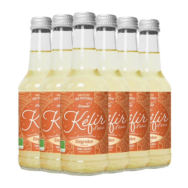 Kéfir gingembre bio - 6x25cl