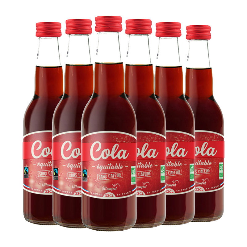 Cola bio et équitable - Lot de 6x33cl
