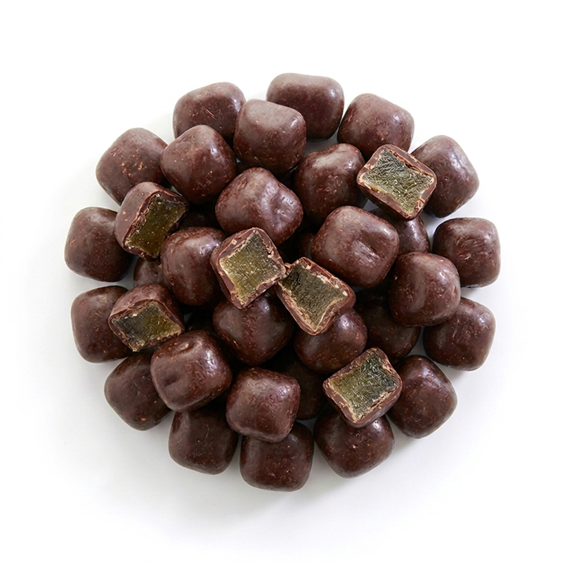 Cubes de gingembre bio au chocolat - Origine Chine - Vrac 5kg