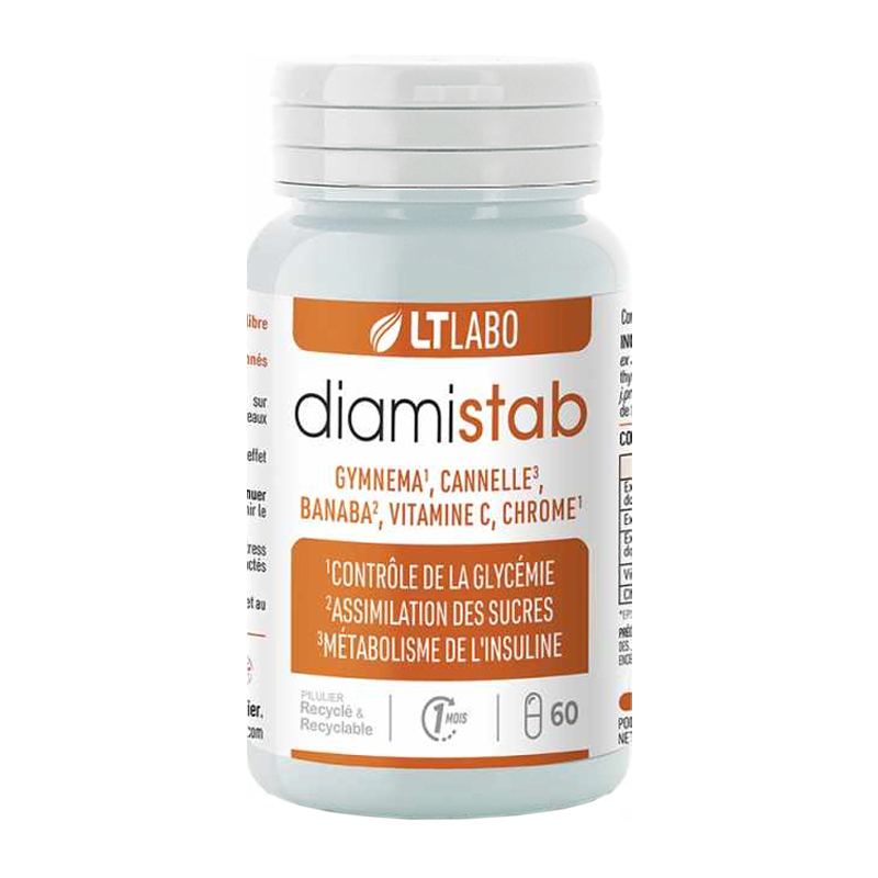 Diamistab - Contrôle de la glycémie -60 gélules