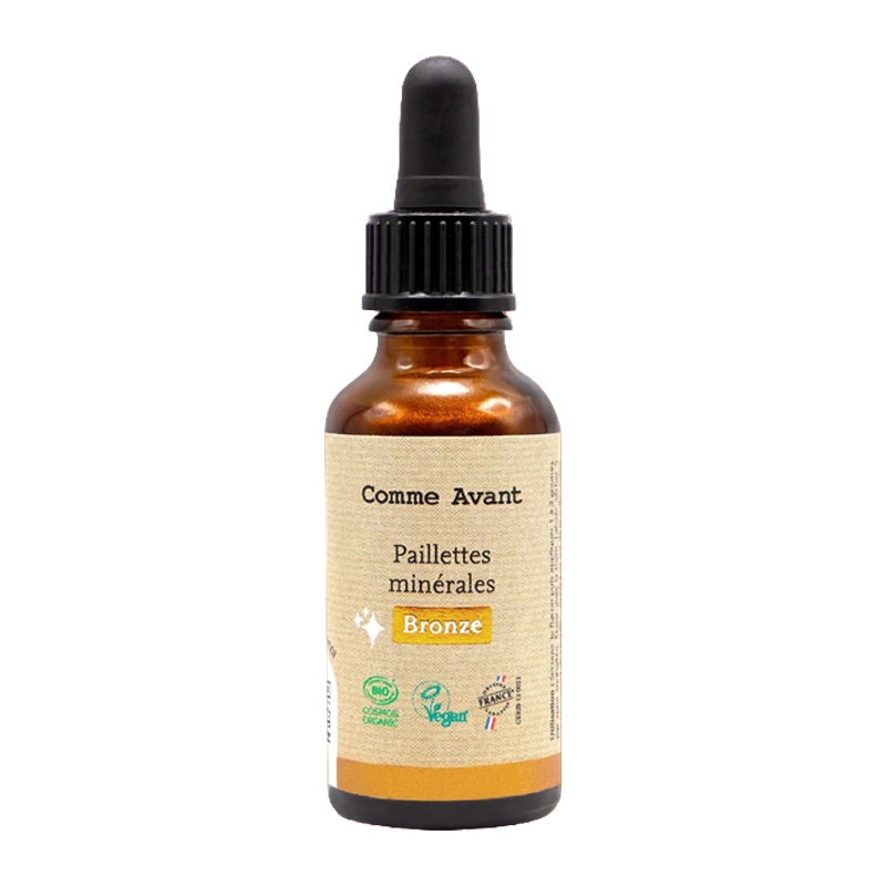 Paillettes minérales bronze - 30ml