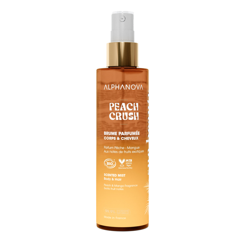 Brume parfumée cheveux et corps - Peach Crush - 100ml