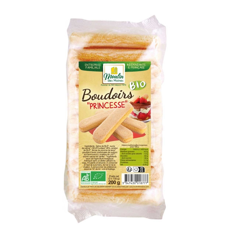 Boudoirs de blé "Princesse" bio - 200g
