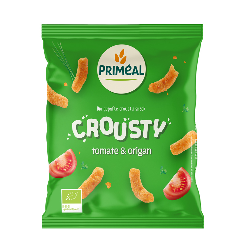 Crousty apéritif - Tomate & origan - 75g