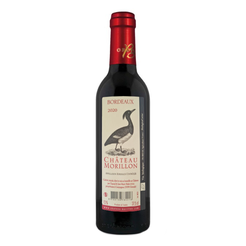 Cuvée l'oiseau - AOC Bordeaux bio - Château Morillon - 37,5cl
