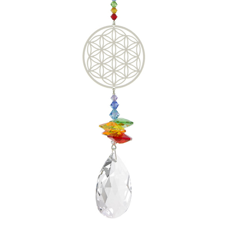 Fantaisie de cristal - Fleur de vie - 24cm