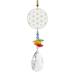 Fantaisie de cristal - Fleur de vie - 24cm