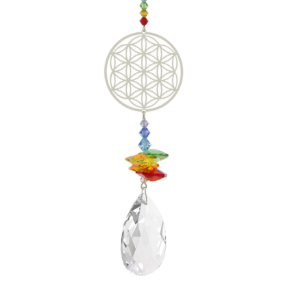 Fantaisie de cristal - Fleur de vie - 24cm