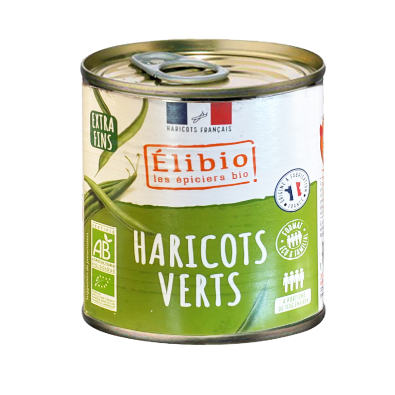 Haricots verts bio - 800g