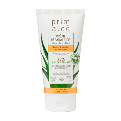 Crème réparatrice visage et corps à l'aloé vera bio - 150ml