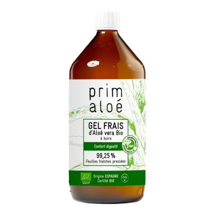Gel frais d'aloé vera bio à boire - 1L
