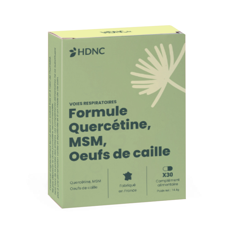 Formule Allergies - Quercétine, MSM et oeufs de caille - 30 capsules végétales