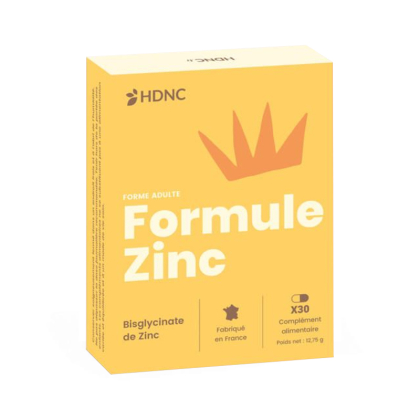 Formule Bisglycinate de zinc - 30 capsules végétales
