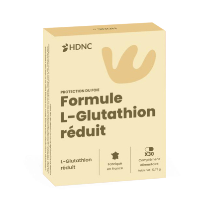 Formule L-Glutathion réduit - Protection du foie - 30 capsules végétales