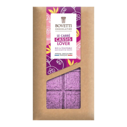 Tablette de chocolat bio - Le Carré Cassis Lover - 80g