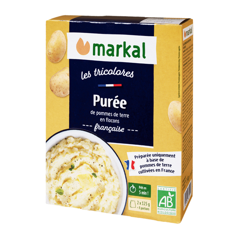 Flocons de pomme de terre bio - Spécial purée - 2x125g