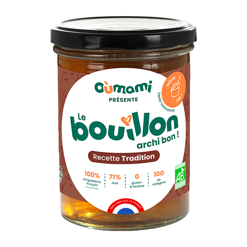 Bouillon d'os bio Tradition - 370ml