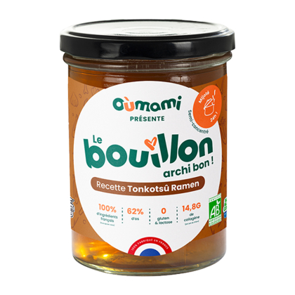 Bouillon d'os japonais Tonkotsù ramen bio - 370ml