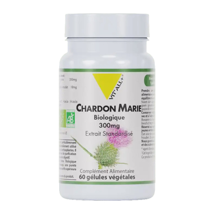Chardon Marie bio 300mg - 60 gélules végétales