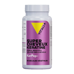 Kératine pure - Super Cheveux - 60 gélules végétales