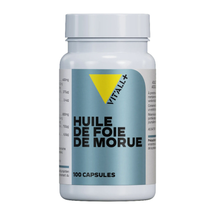 Huile de foie de morue - 100 capsules