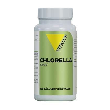 Chlorella 500mg - 100 gélules végétales