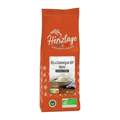 Riz long blanc bio de Camargue IGP - Origine France - 500g