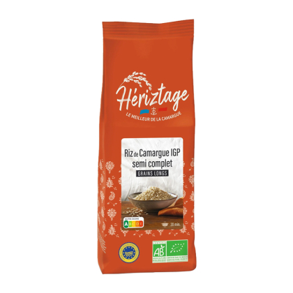 Riz long semi-complet bio de Camargue IGP - Origine France - 500g