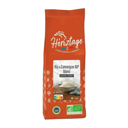 Riz rond blanc bio de Camargue IGP - Origine France - 500g