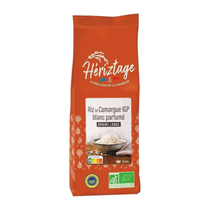 Riz parfumé blanc bio de Camargue IGP - Origine France - 500g
