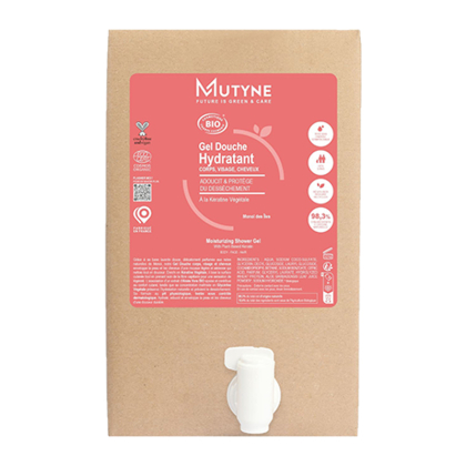 Gel douche hydratant corps, visage et cheveux - Monoï des îles - 10L