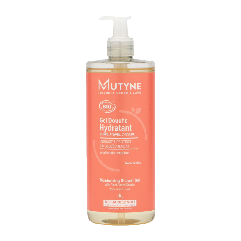 Gel douche hydratant corps, visage et cheveux - Monoï des îles - 500ml