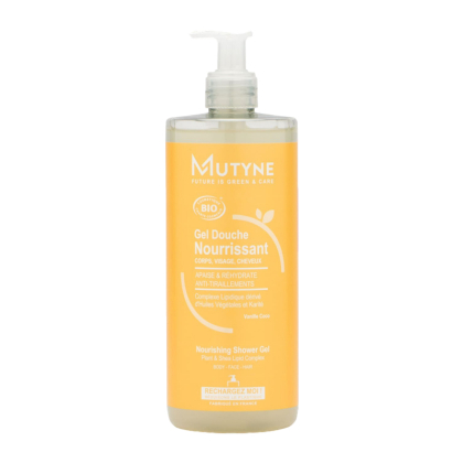 Gel douche nourrissant corps, visage et cheveux - Vanille coco - 500ml