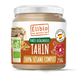 Purée de tahin bio 100% sésame complet - 250g
