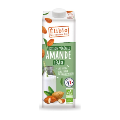 Boisson végétale d'amande légère bio - 1L