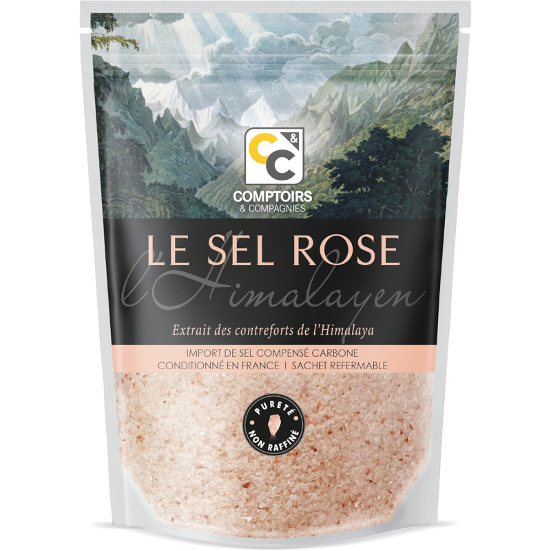 Sel fin rose de l'Himalaya 500g