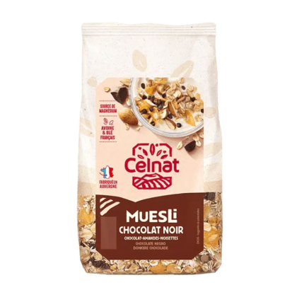 Muesli au chocolat noir bio - 375g